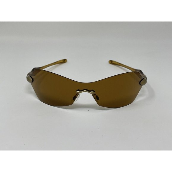Oakley Accessories - Oakley Dartboard Sunglasses Rimless Shield Brown  Scratches On Lenses Rare
